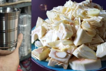 ഈ ട്രിക്ക് ചെയ്‌താൽ വെറും ഒറ്റ സെക്കൻഡിൽ ഇടിച്ചക്ക പൊടിയായി അരിയാം.!! എണ്ണയും പുരട്ടേണ്ട.. കത്തിയും ചീത്ത ആവില്ല.!! | Easy Trick to Remove Jackfruit Skin (Chakka Tholi Kalayan)