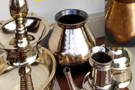 വീട്ടിലെ നിലവിളക്കിന് സ്വർണ്ണ തിളക്കം വേണോ How to clean brass vessels at home