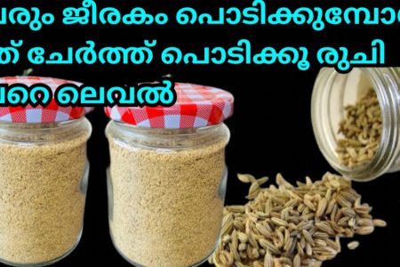 പെരും ജീരകം പൊടിക്കുമ്പോൾ ഇതും കൂടി ചേർക്കൂ.. രുചി 100 ഇരട്ടി കൂടും.!! | Tips to Make Fennel Seeds Powder at Home
