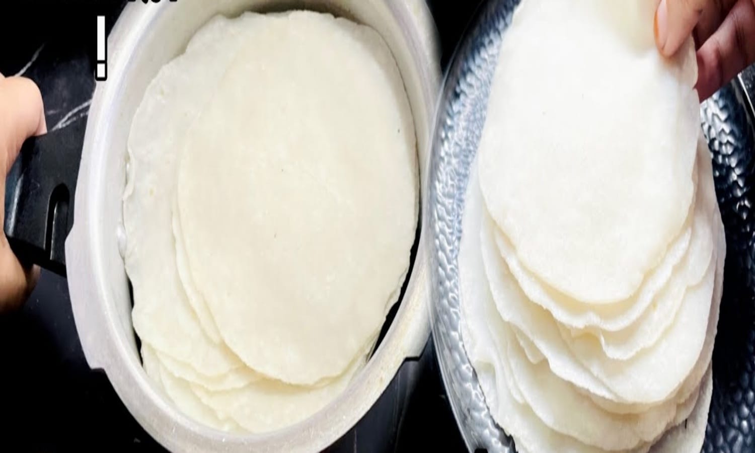 Easy Cooker Pathiri (Rice Roti) Recipe