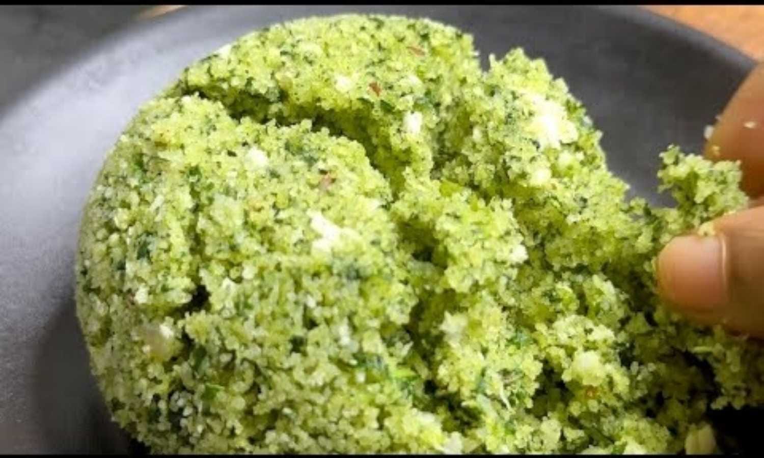 Spinach Puttu Recipe