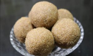 Healthy Gothambu Unda (Wheat Jaggery Balls)