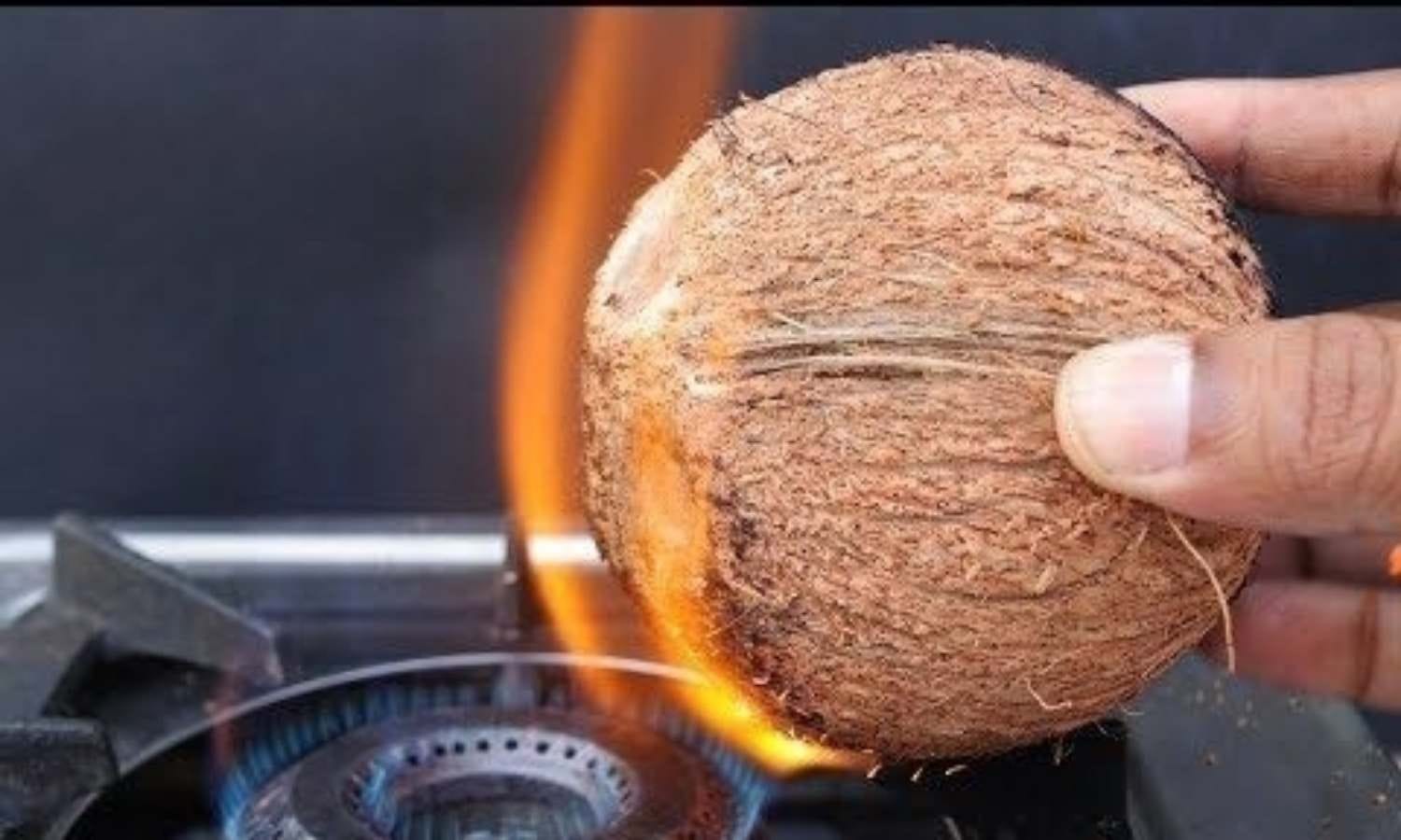 Homemade Kajal Using Coconut Shell