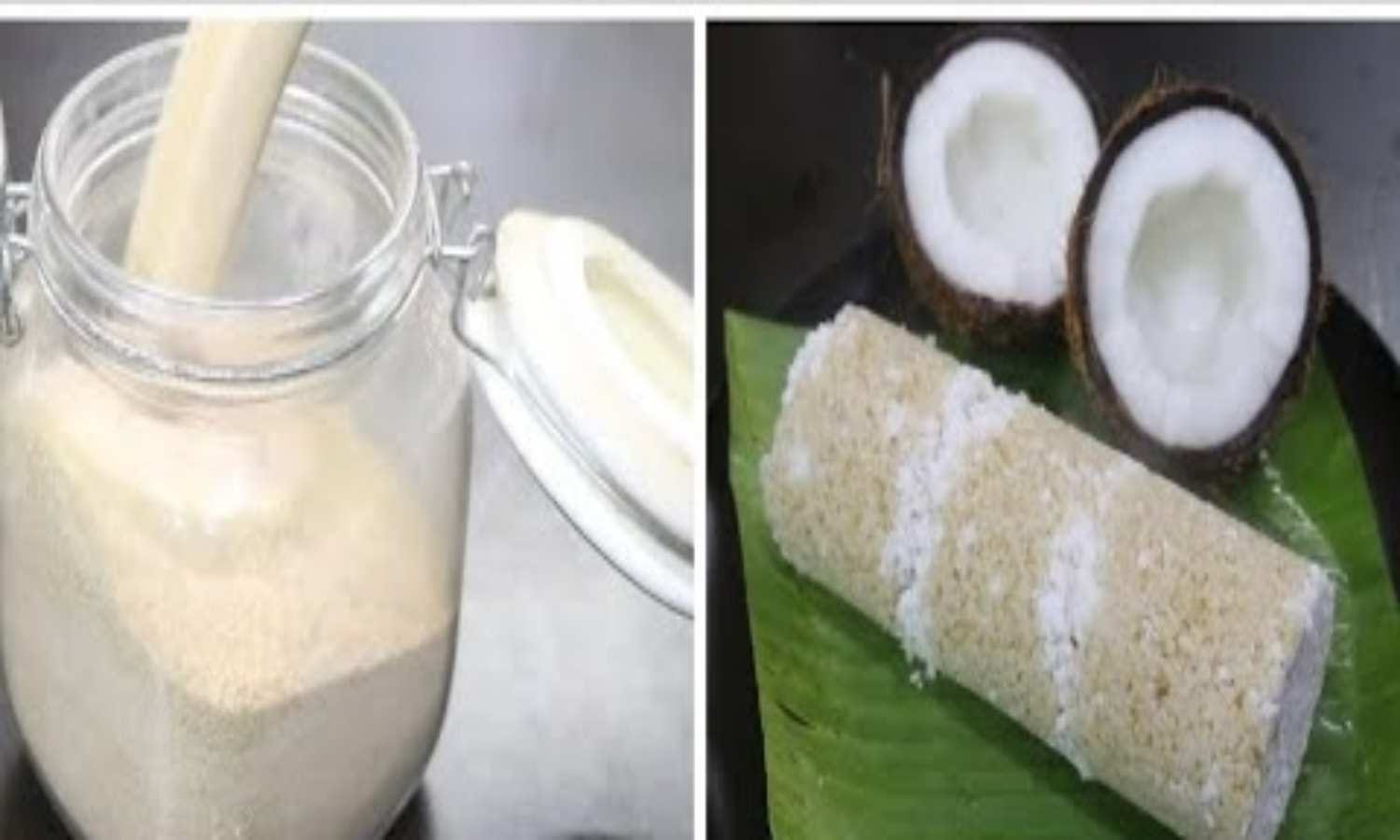 Nurukku Gothambu Puttu Podi Preparation (Homemade)