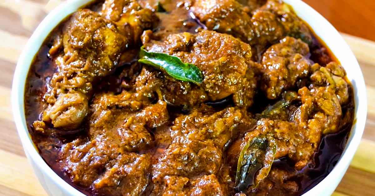 Special Varutharacha Chicken Curry (Kerala Style)