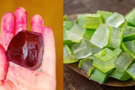 Natural Hair Dye Using Beetroot With Aloevera