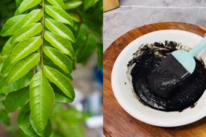 Natural Long-Lasting Hair Dye Using Curry Leaves (Karuveppila Hair Color Remedy)
