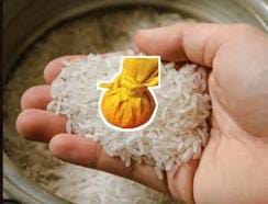 If you hide this in a rice bowl, there will be no shortage of money and grains in the house.