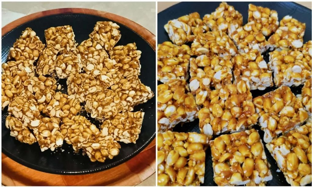 Home made groundnut chikki recipe